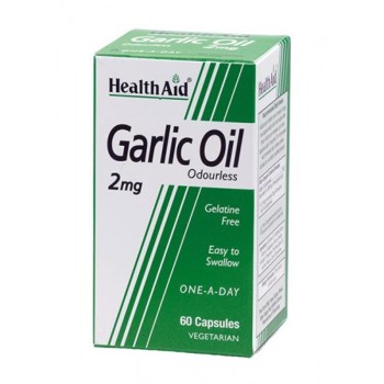 GARLIC OIL 2MG 60CAPHEALTH AID