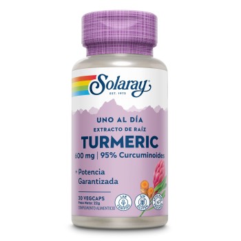 TURMERIC 30CAP 600MG SOLARAY