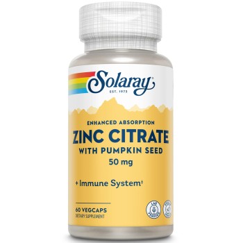 ZINC CITRATO  60CAP  SOLARAY
