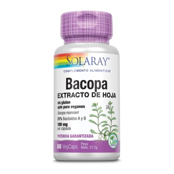 BACOPA 60CAP 100MG  SOLARAY