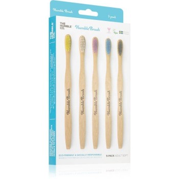 PACK CEPILLOS BAMBU PLANO 5...