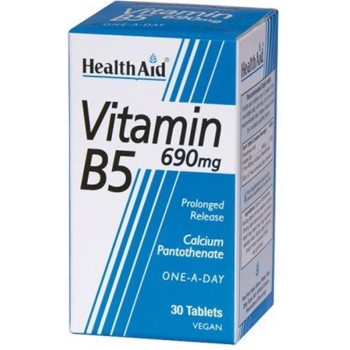 VITAMINA B 5 30CAP  HEALTH AID