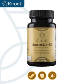 VITAMINA D3 K2 120PERL KIROOT