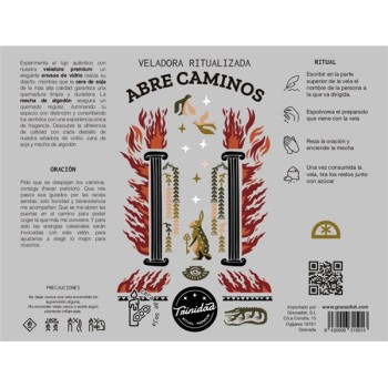 VELADORA RITUALIZADA...