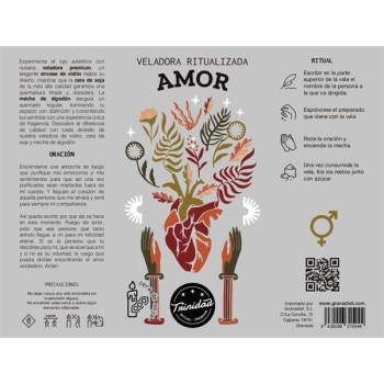 VELADORA RITUALIZADA AMOR...