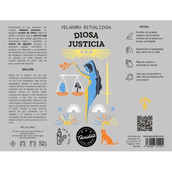 VELADORA RITUALIZADA DIOSA...