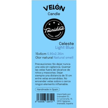 VELON AZUL CLARO CELESTE...