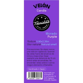 VELON MORADO 16X5 CM....