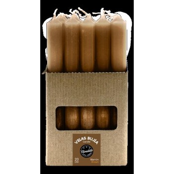 VELAS BUJIA MARRON 2 X 19...