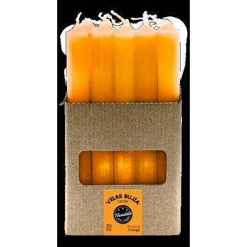 VELAS BUJIA NARANJA 2 X 19...