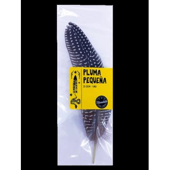 PLUMA PEQUEÑA PUNTOS  20 25...