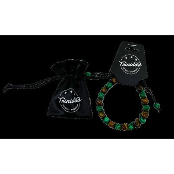 PULSERA DOBLE MALAQUITA OJO...
