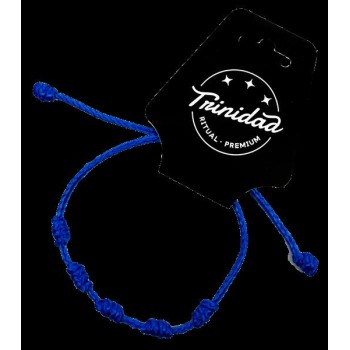 PULSERA 5 NUDOS NIÑO AZUL...