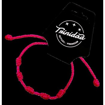 PULSERA 5 NUDOS NIÑA ROSA...