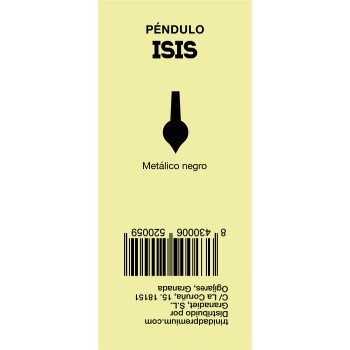 PENDULO ISIS METALICO NEGRO...