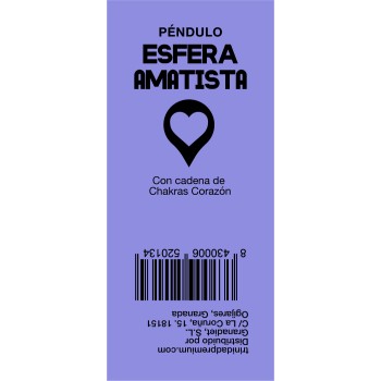 PENDULO ESFERA AMATISTA...