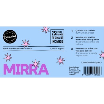 RESINA MIRRA 25 GR....
