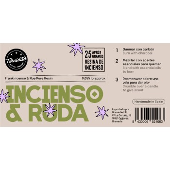 RESINA INCIENSO   RUDA 25...
