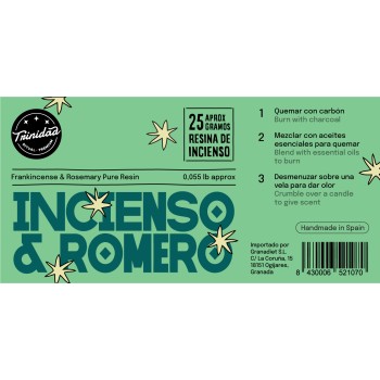 RESINA INCIENSO   ROMERO 25...