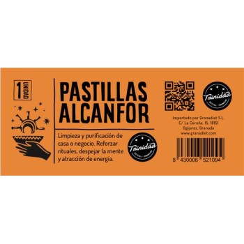 ALCANFOR 1 PASTILLA GRANDE...