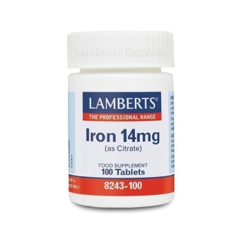 HIERRO CITRATO 14MG100T...