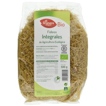 FIDEOS INT. 500GR  BIO GRANERO