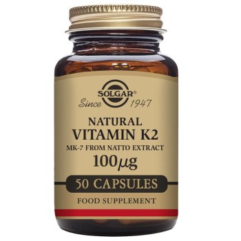 VITAMINA K2  100MCG 50CAP...